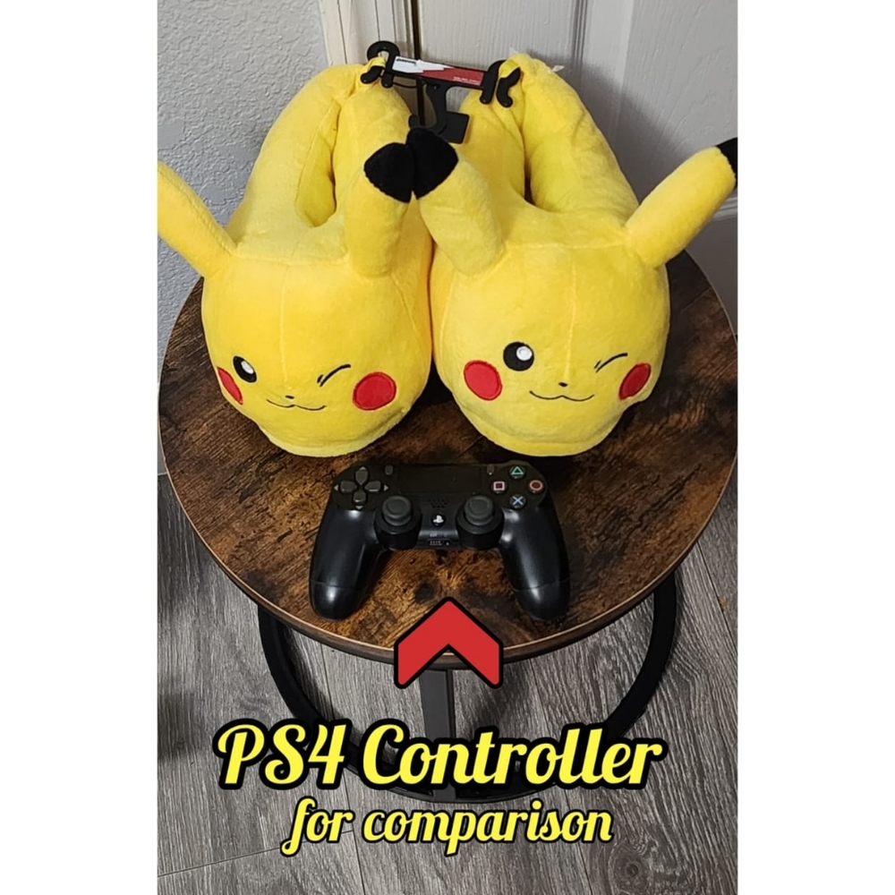B - Pokémon Pikachu plush slippers